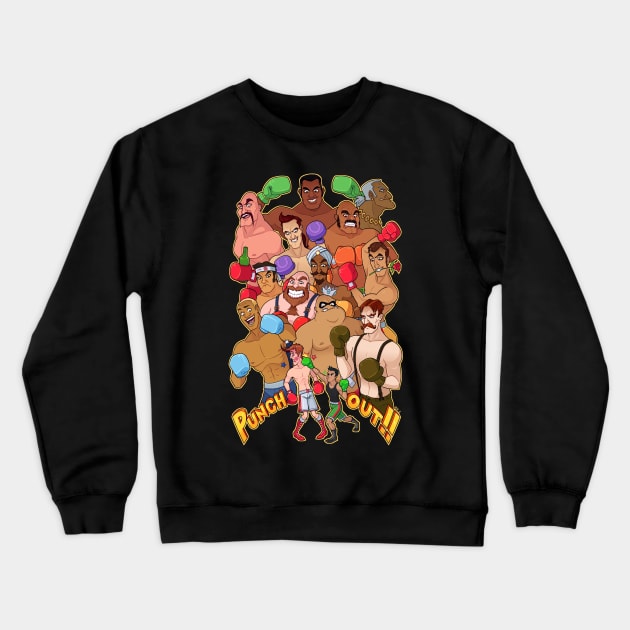 Knockout!! Crewneck Sweatshirt by ZoeStanleyArts